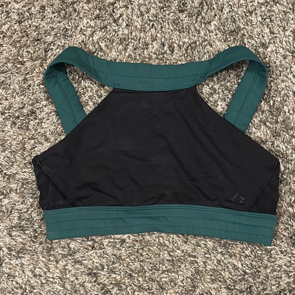 BLOCH Black and Green Sports Bra